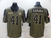 Nike Saints 14 Alvin Kamara Olive 2021 Salute To Service Limited Jersey Dzhi,baseball caps,new era cap wholesale,wholesale hats